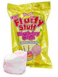 Charms Fluffy Stuff Birthday Cake Cotton Candy