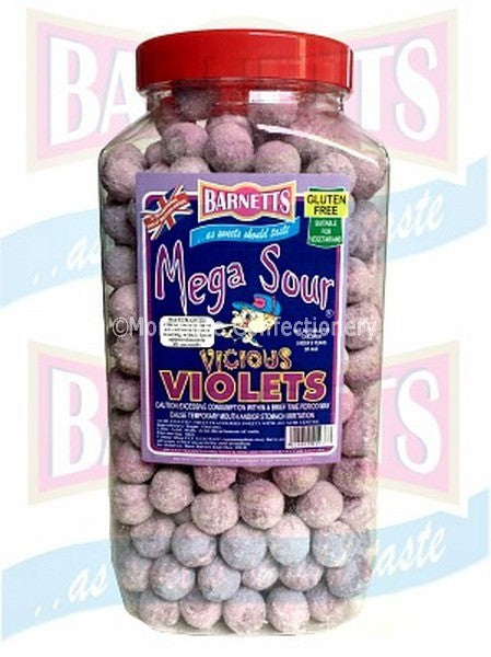 Barratt's Mega Sours Imported Pixie Candy Shoppe Vicious Violet  