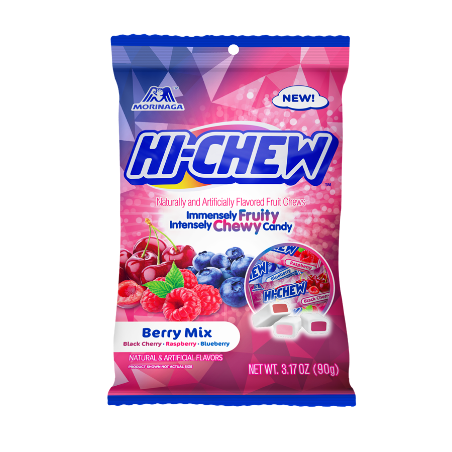 Hi Chew Bags Assorted Bags Essentials Pixie Candy Shoppe Berry mix  