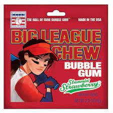 Big League Chew Pouch Retro Pixie Candy Shop strawberry  
