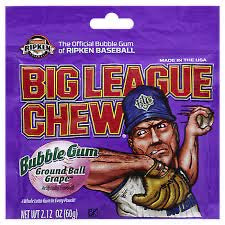 Big League Chew Pouch Retro Pixie Candy Shop grape  
