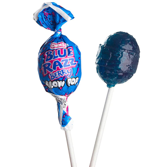 Charms Blow Pops Essentials Pixie Candy Shoppe Blue Razz Berry  