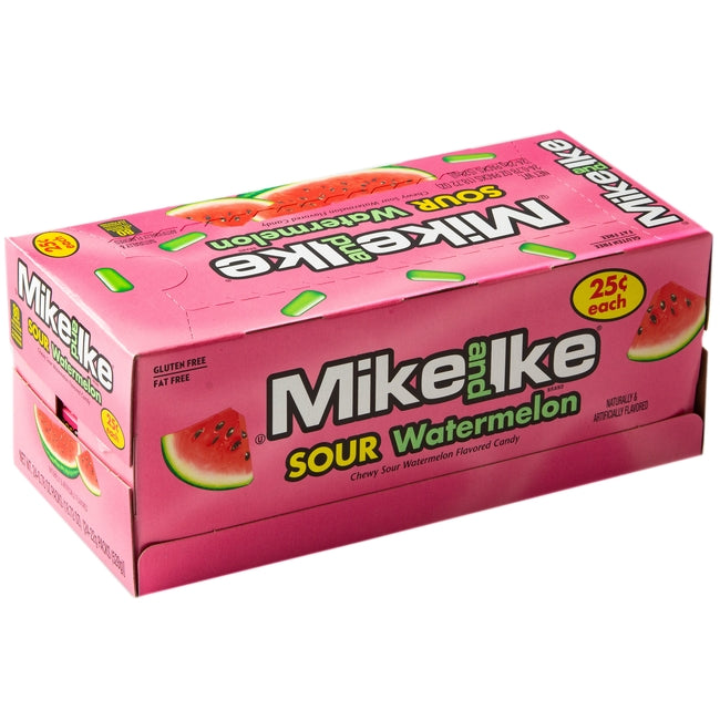 Mike & Ike Mini Boxes Essentials Pixie Candy Shoppe Sour Watermelon  