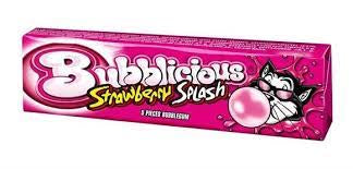Bubblicious Bubblegum Gum Pixie Candy Shoppe Strawberry Splash  