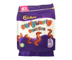 Cadbury Curlywurly Squirlies Bag British Pixie Candy Shoppe   