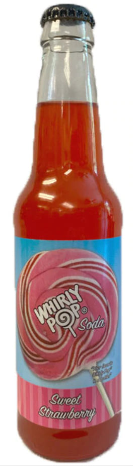 Whirly Pop Soda Bottle soda Pixie Candy Shoppe Sweet Strawberry  