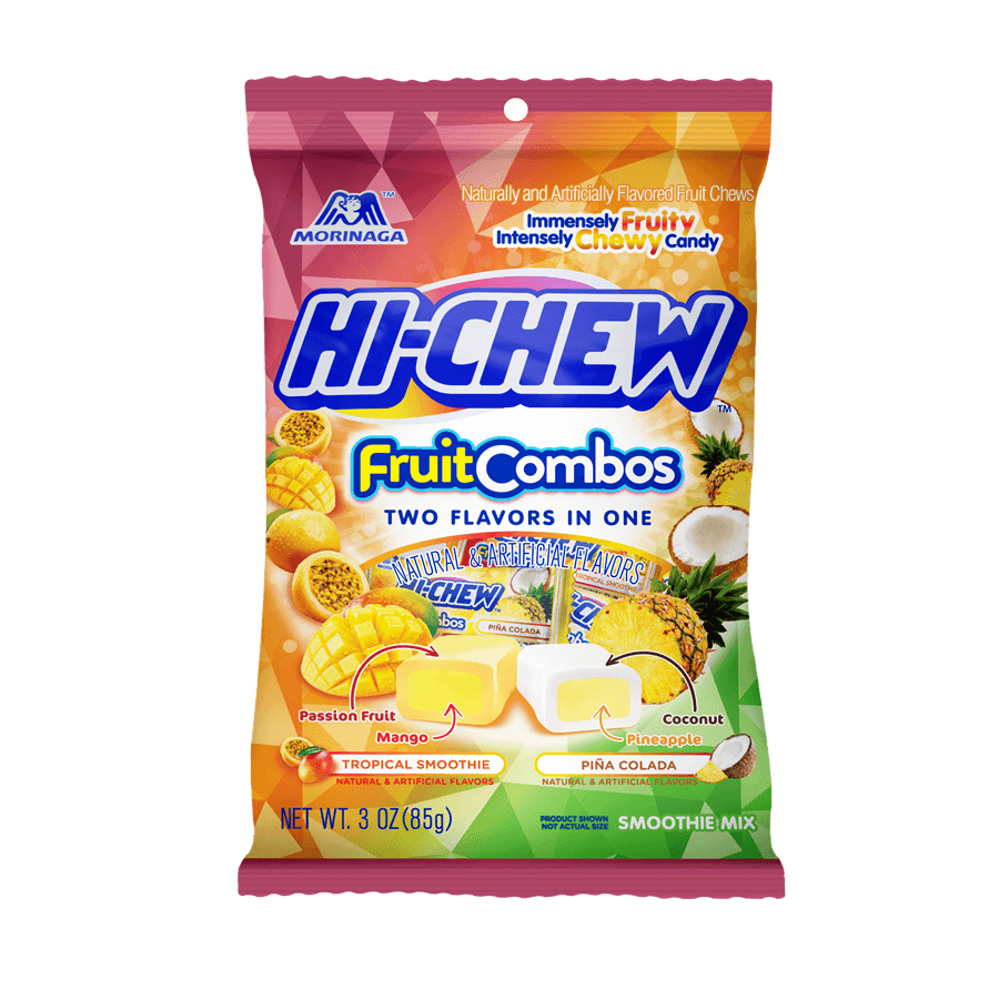 Hi Chew Bags Assorted Bags Essentials Pixie Candy Shoppe Tropical Smoothie & Pina colada Combo  