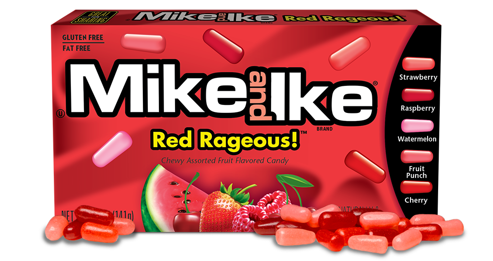 Mike & Ikes Assorted Boxes Essentials Pixie Candy Shop Red Rageous  